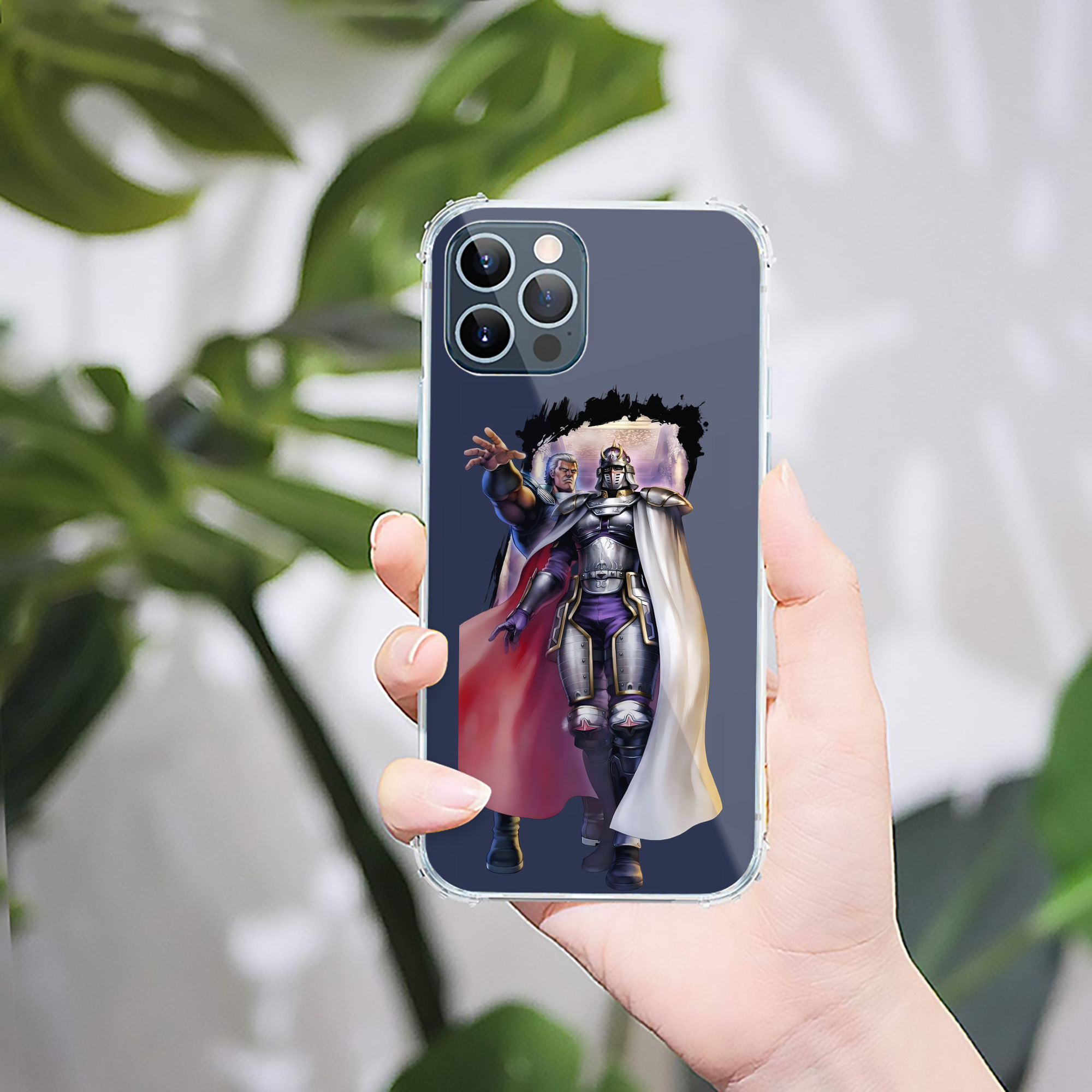 （画像用） 北斗の拳 Fist of the North Star 【iPhone 12シリーズ対応】透明スマホケース（クリアソフトケース）